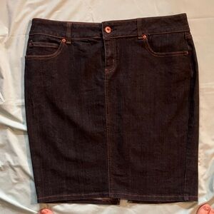 Mixit Dark Denim Pencil Skirt